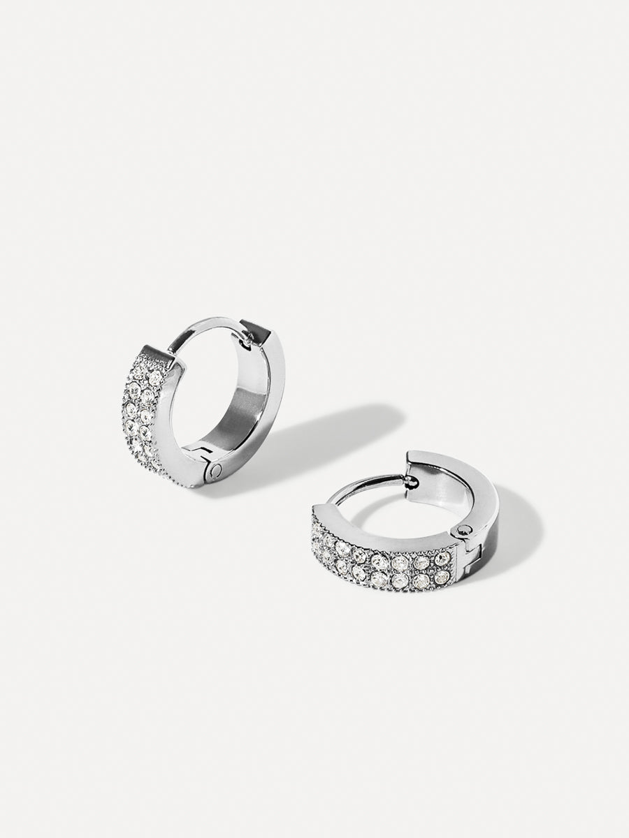Med Starry Halo Earrings