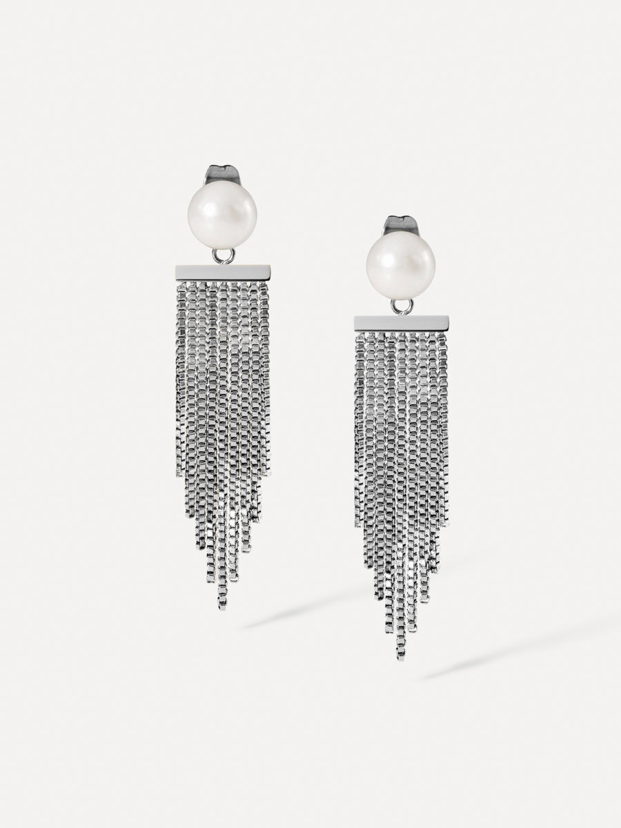 Tassel Pearl Earrings