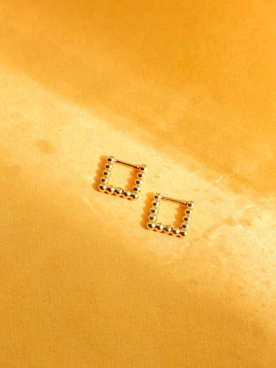 Square Bubble Ohrringe