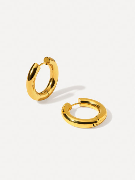 Pure Loop Bold Earrings Gold – ICRUSH