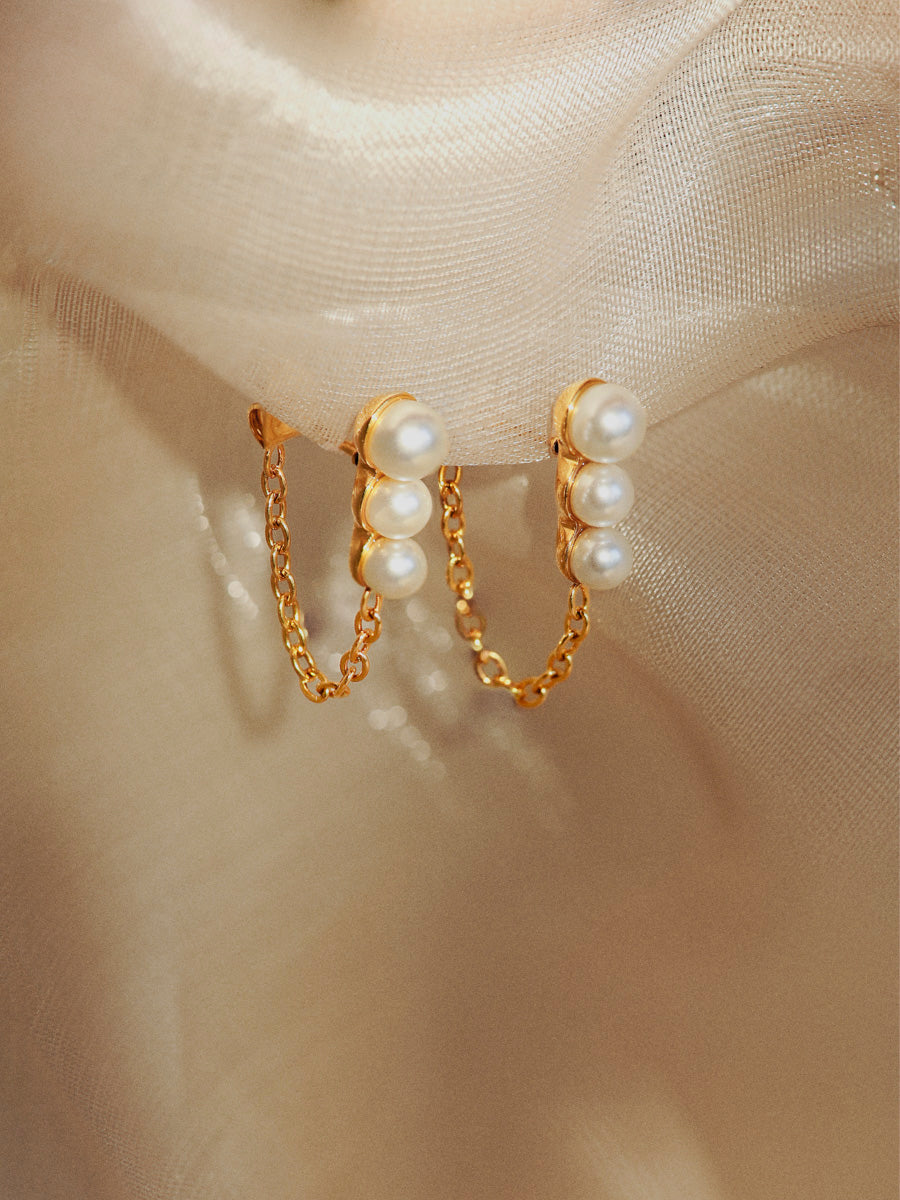 Starry Pearl Ohrringe