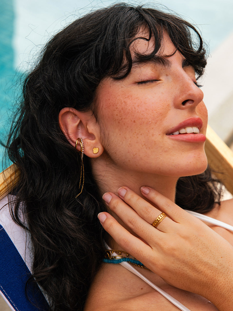 Tassel Elegance Earcuff
