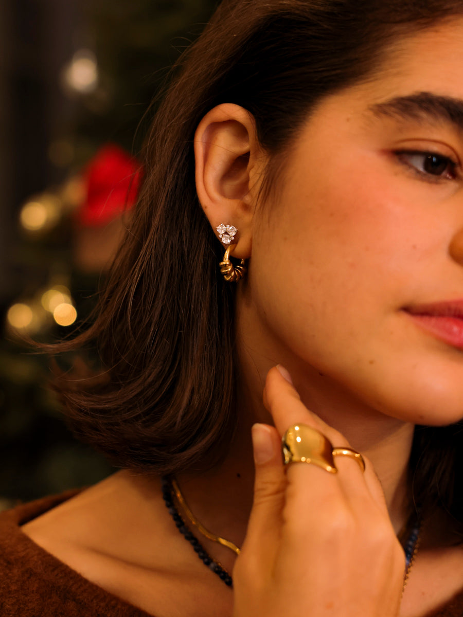 Gleaming Harmony Earrings