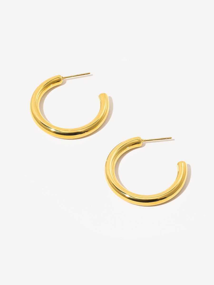 Modern Hoop Small Ohrringe