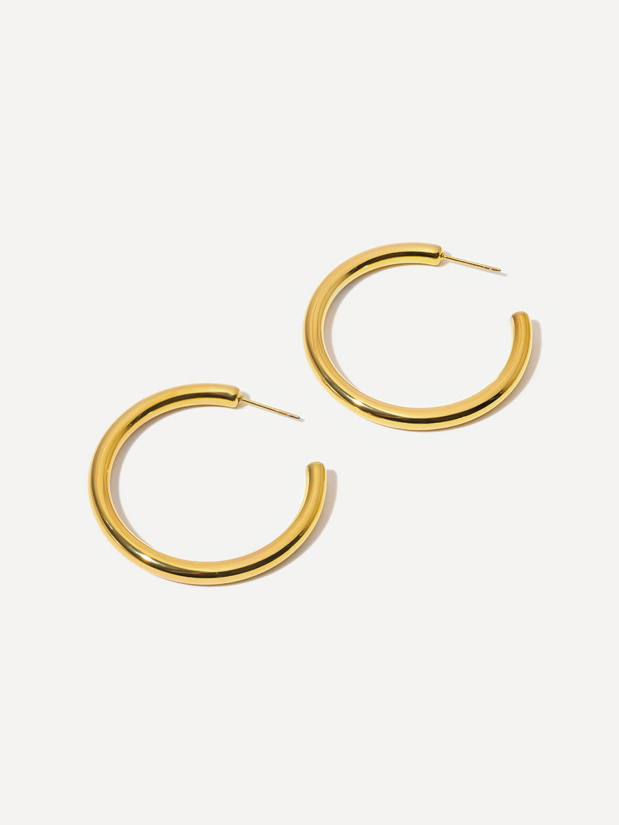 Modern Hoop Earrings