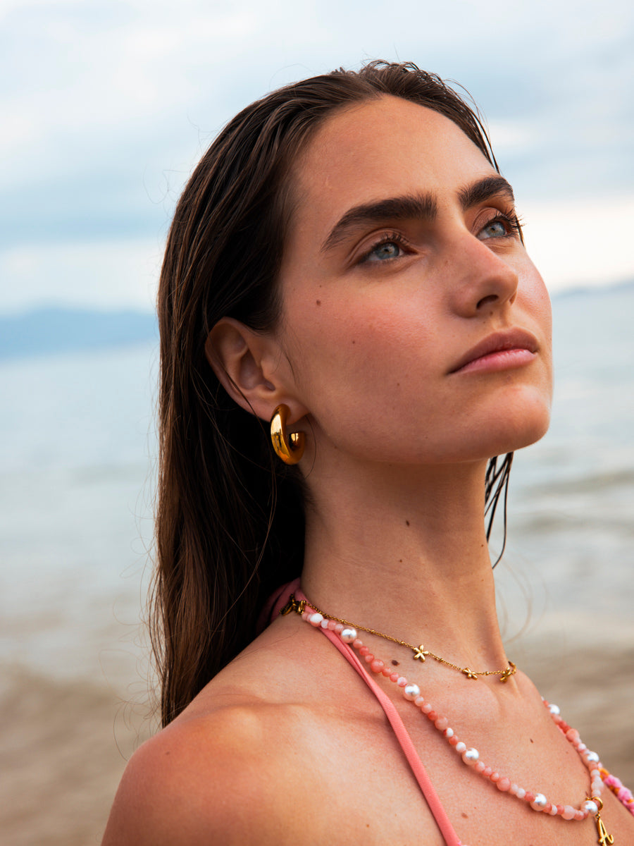 Elegant Arc Medium Earrings