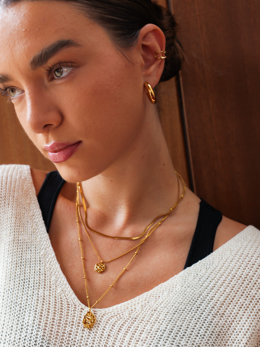 Elegant Arc Small Earrings