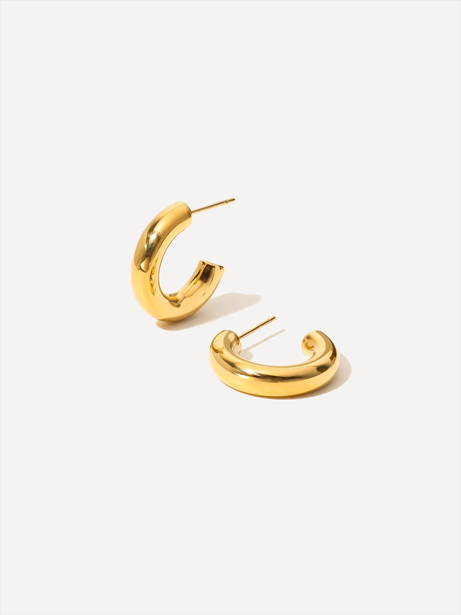 Elegant Arc Baby Earrings