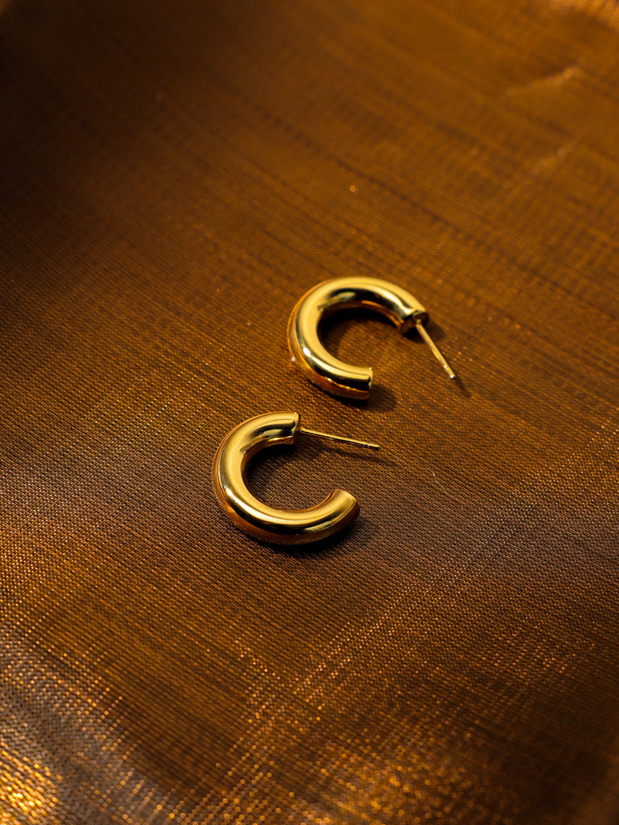 Elegant Arc Baby Earrings