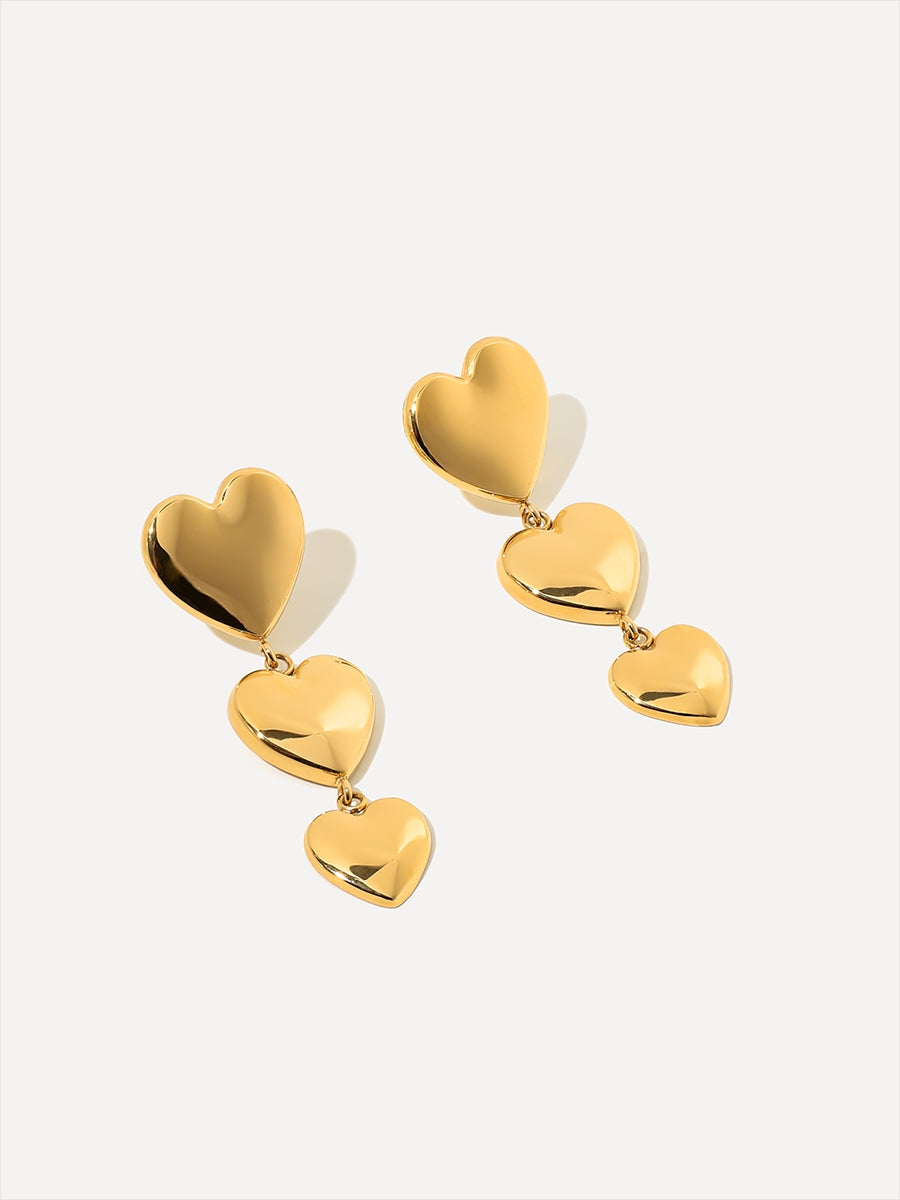 Modern Heart Ohrringe