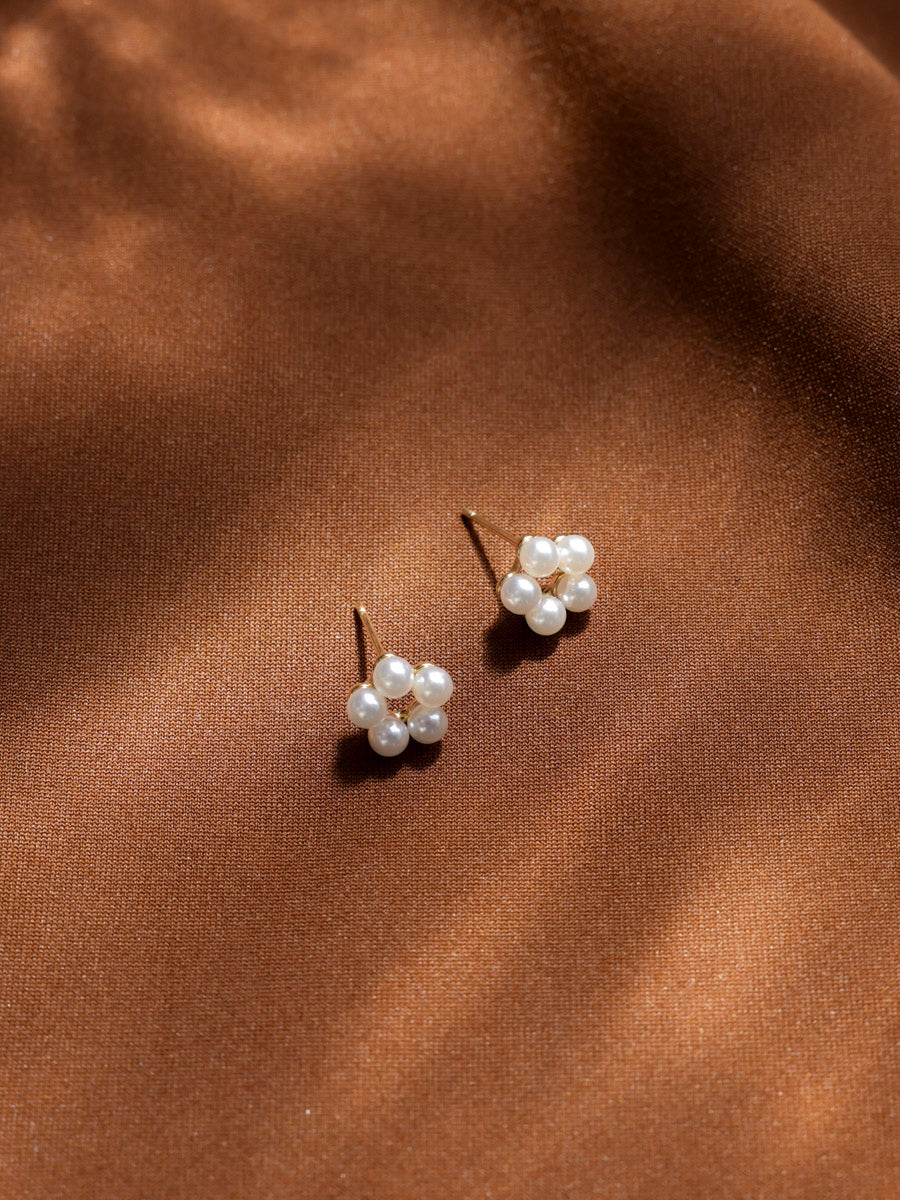 Floral Pearl Ohrringe