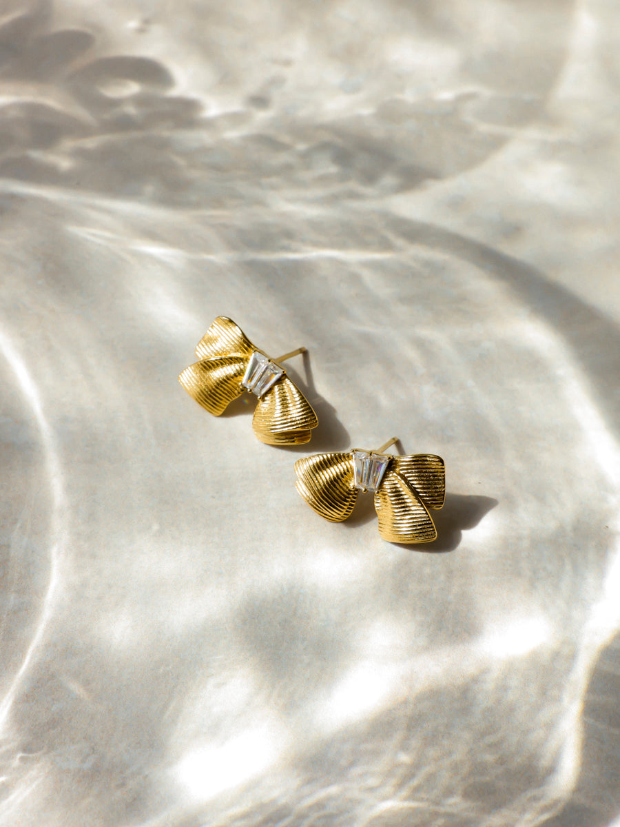 Delicate Bow Earrings
