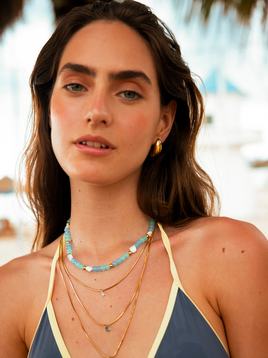 Mirrored Teardrop Earrings