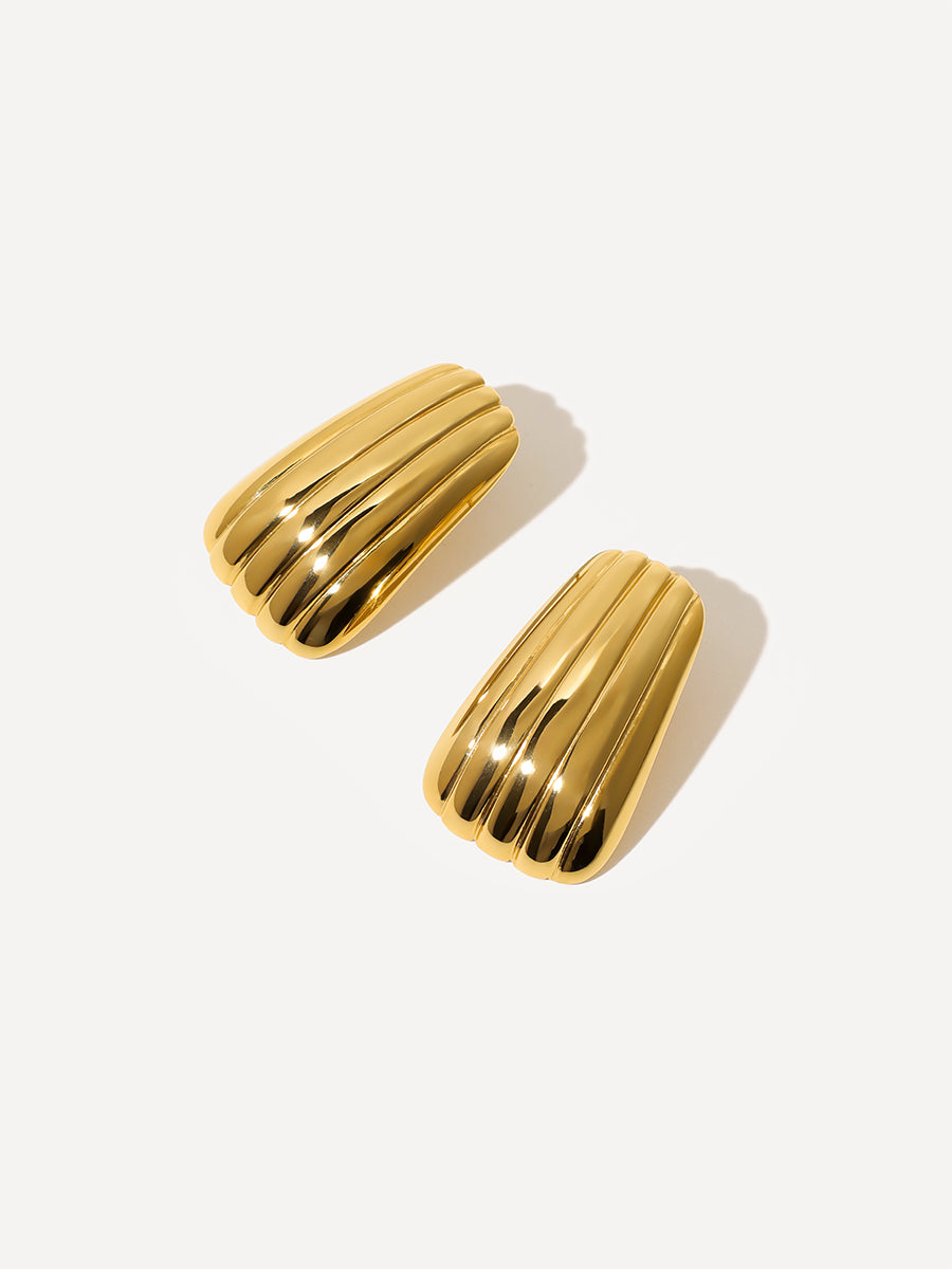 Textured Square Earrings