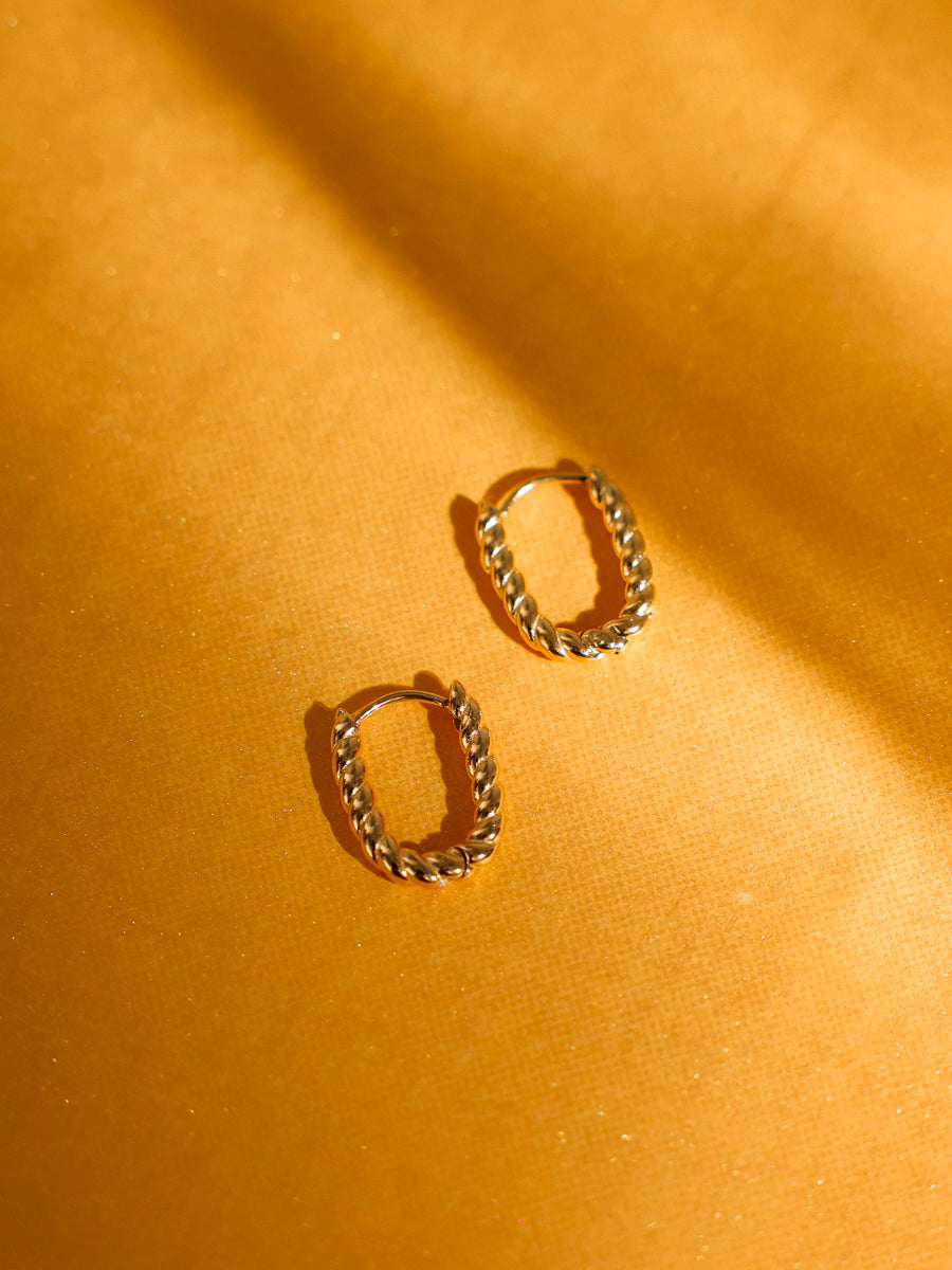 Swirl U Small Ohrringe