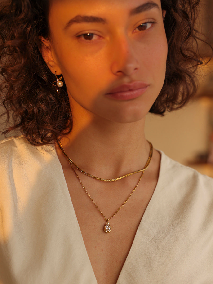 Pearl Click Ohrringe