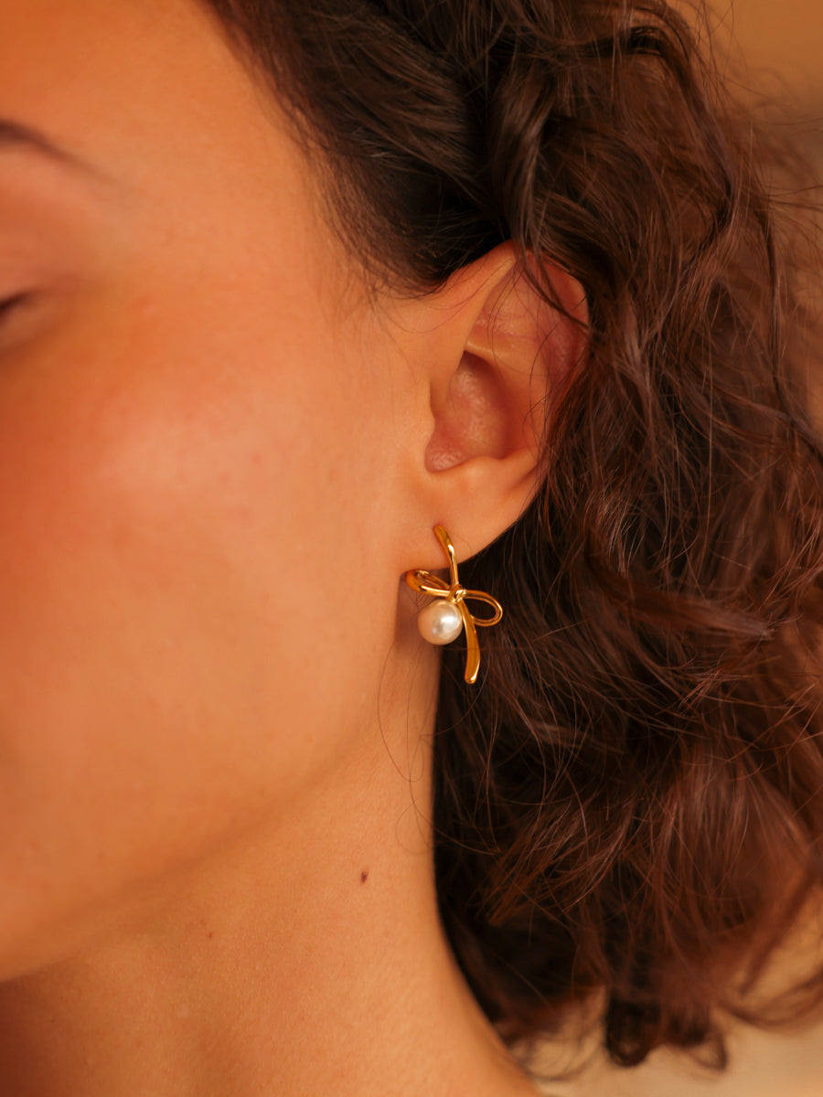 Pearl Click Ohrringe