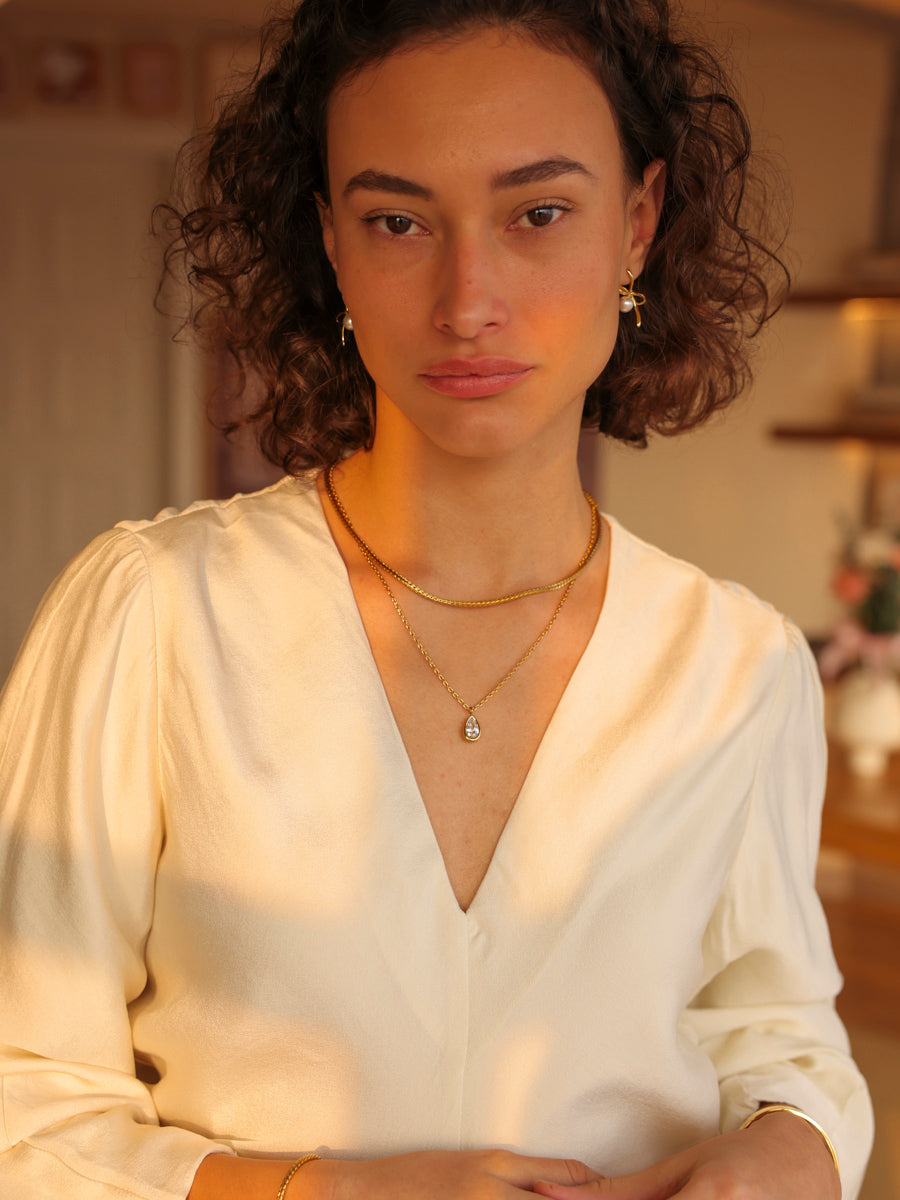 Pearl Click Ohrringe