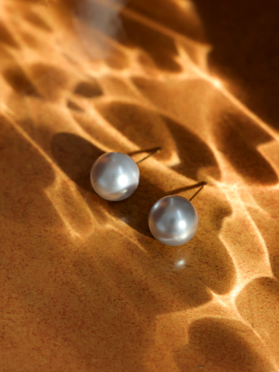 Serene Pearl Grey Ohrringe