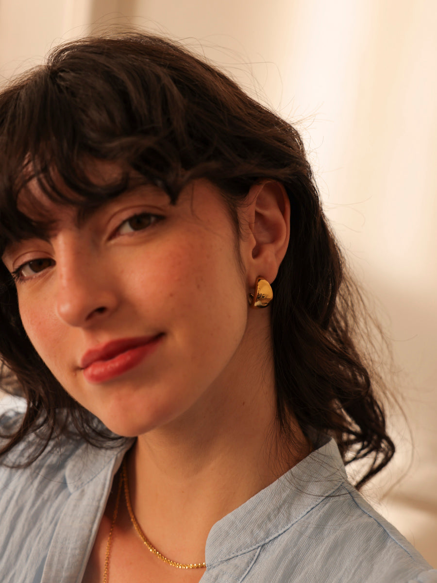 Crescent Hoop Ohrringe