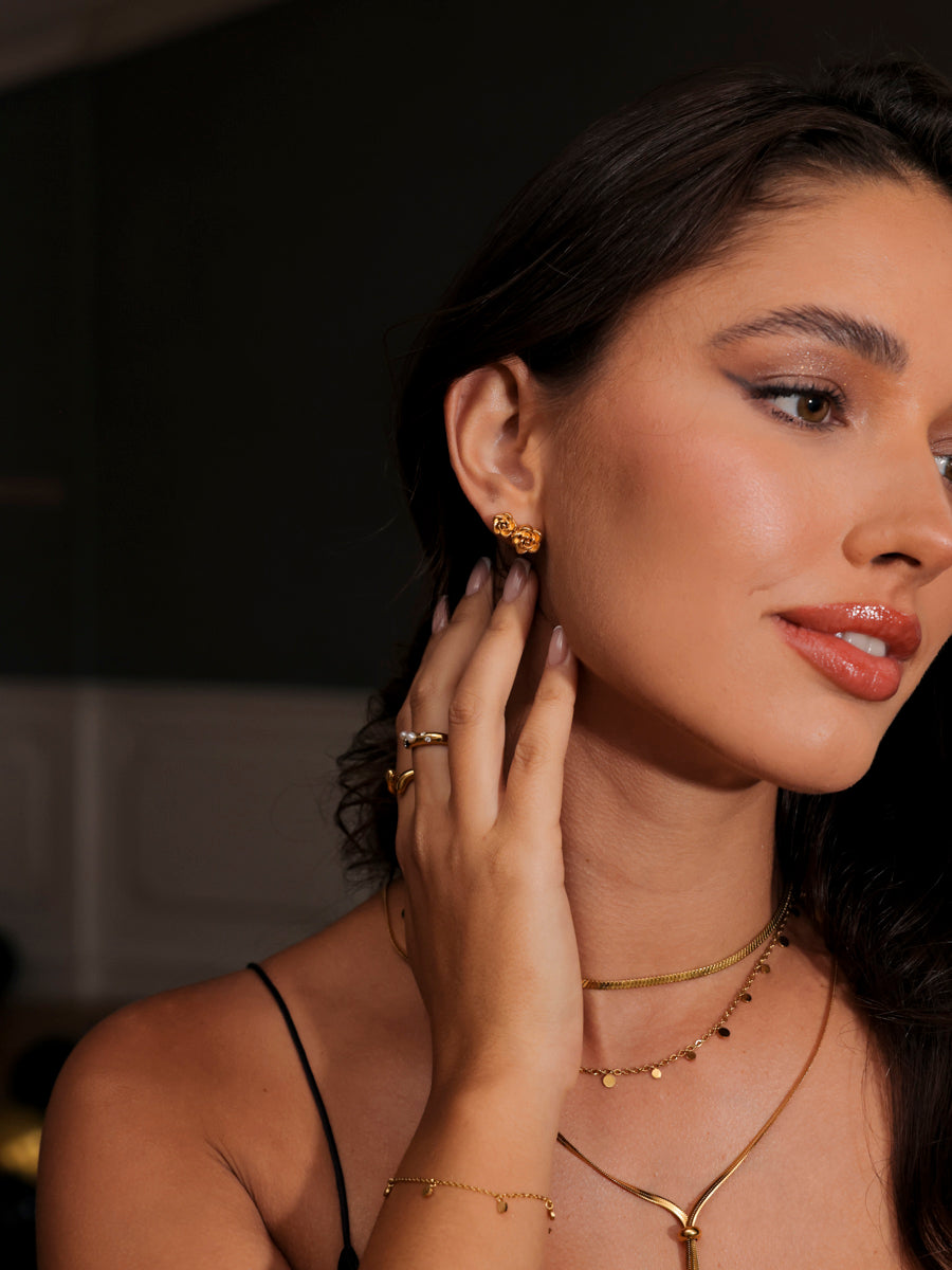 Romantic Flower Medium Ohrringe