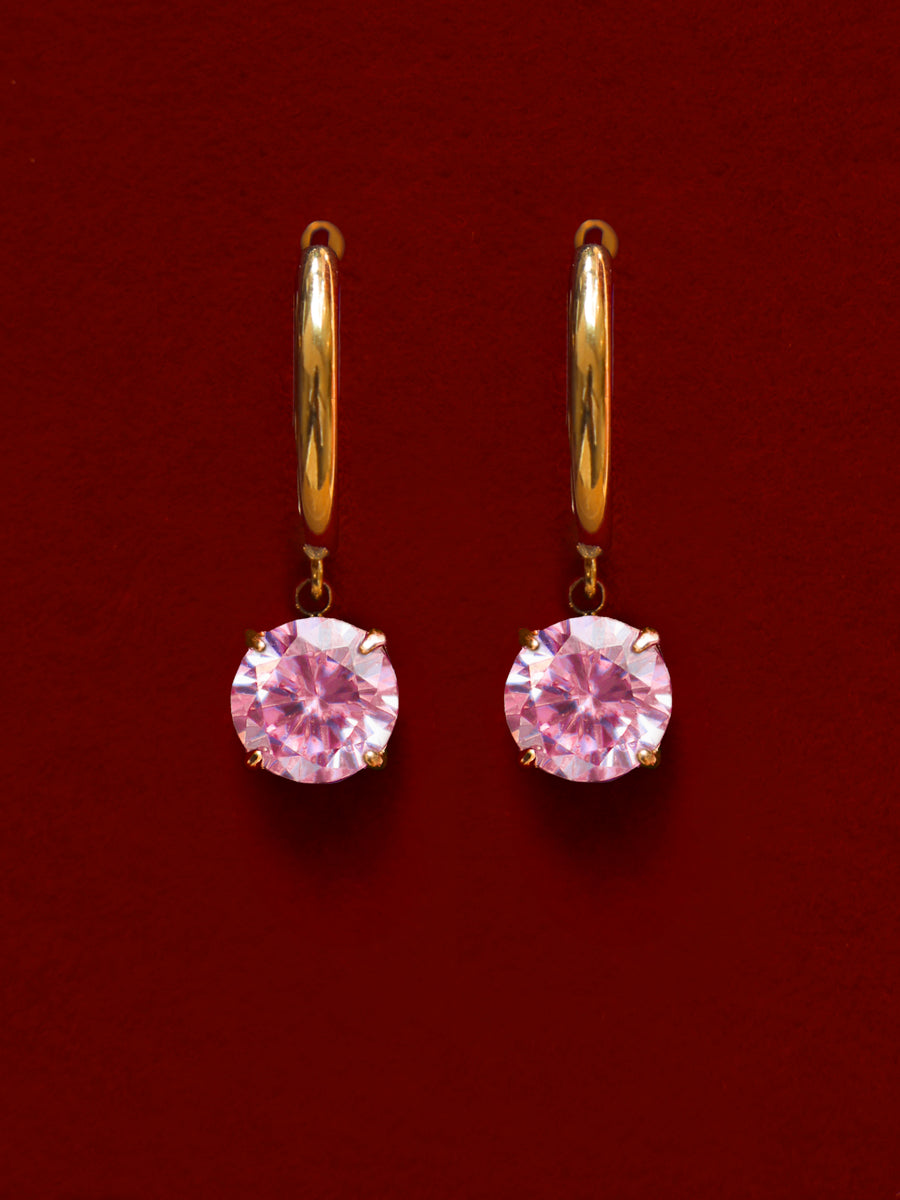 Crystal Delight Pink Ohrringe