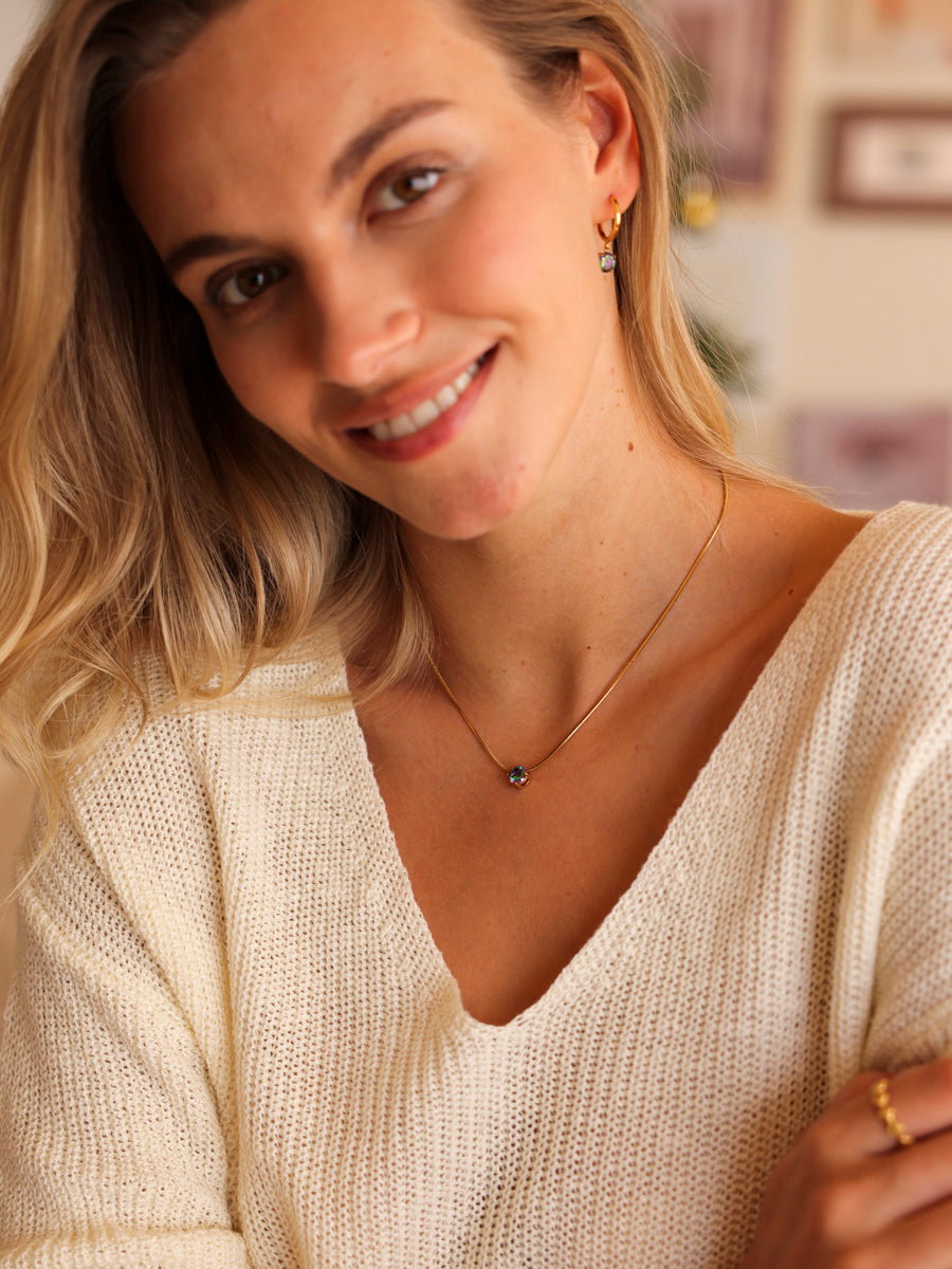 Crystal Delight Aurora Black Ohrringe