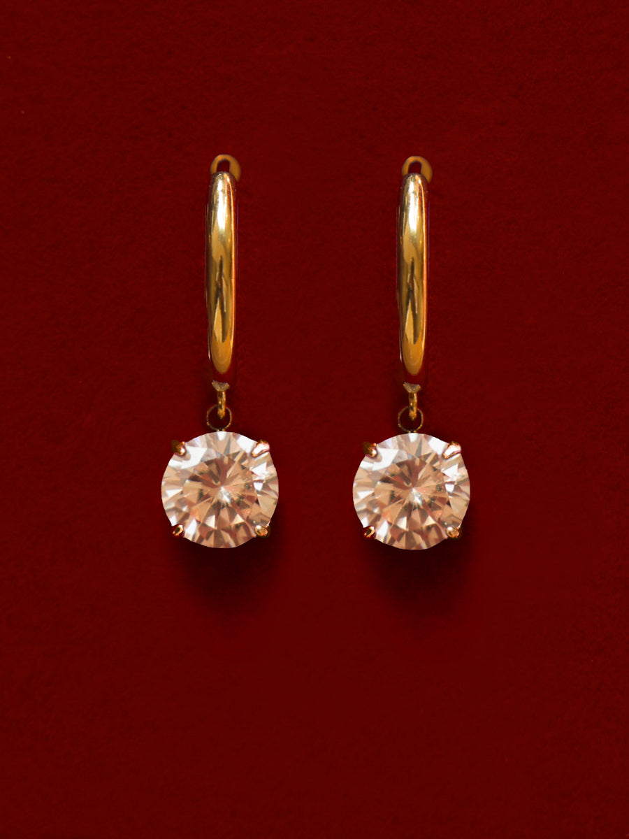 Crystal Delight Champagne Ohrringe