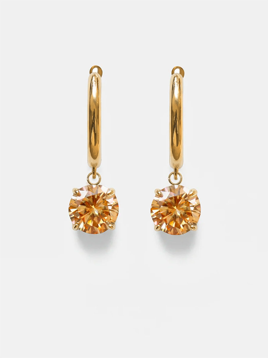 Crystal Delight Champagne Ohrringe ICRUSH