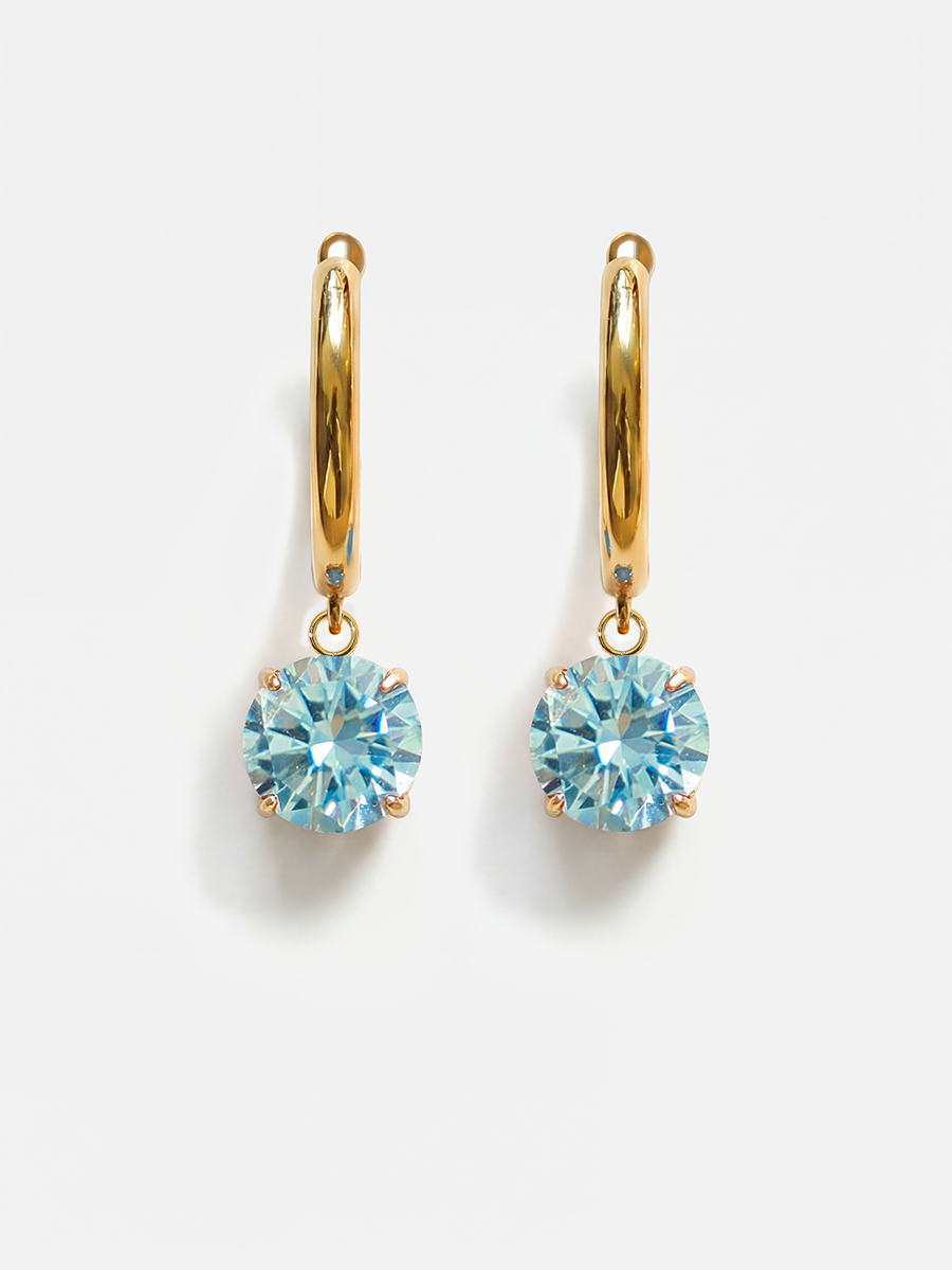 Crystal Delight Light Blue Ohrringe