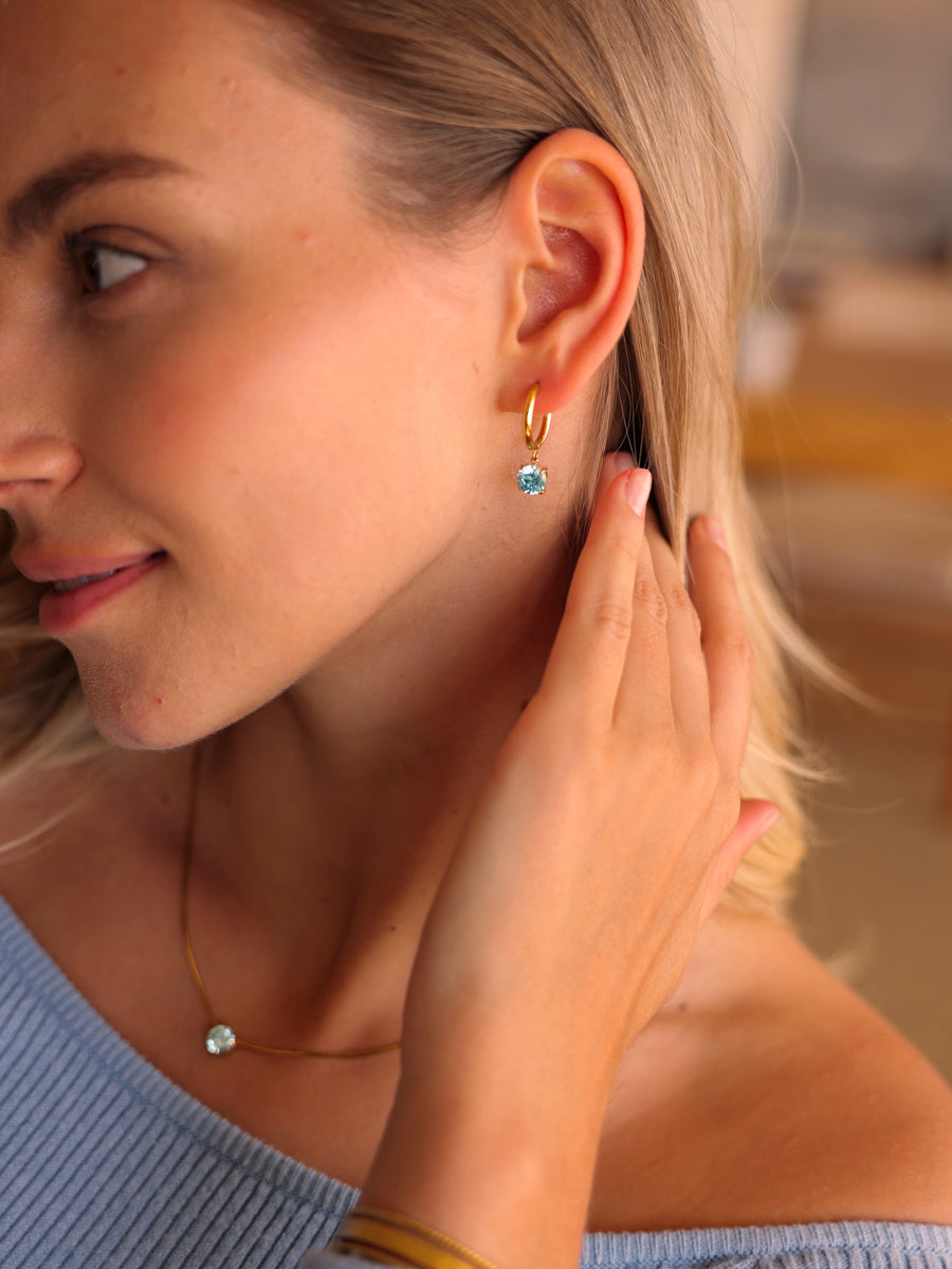 Crystal Delight Light Blue Ohrringe