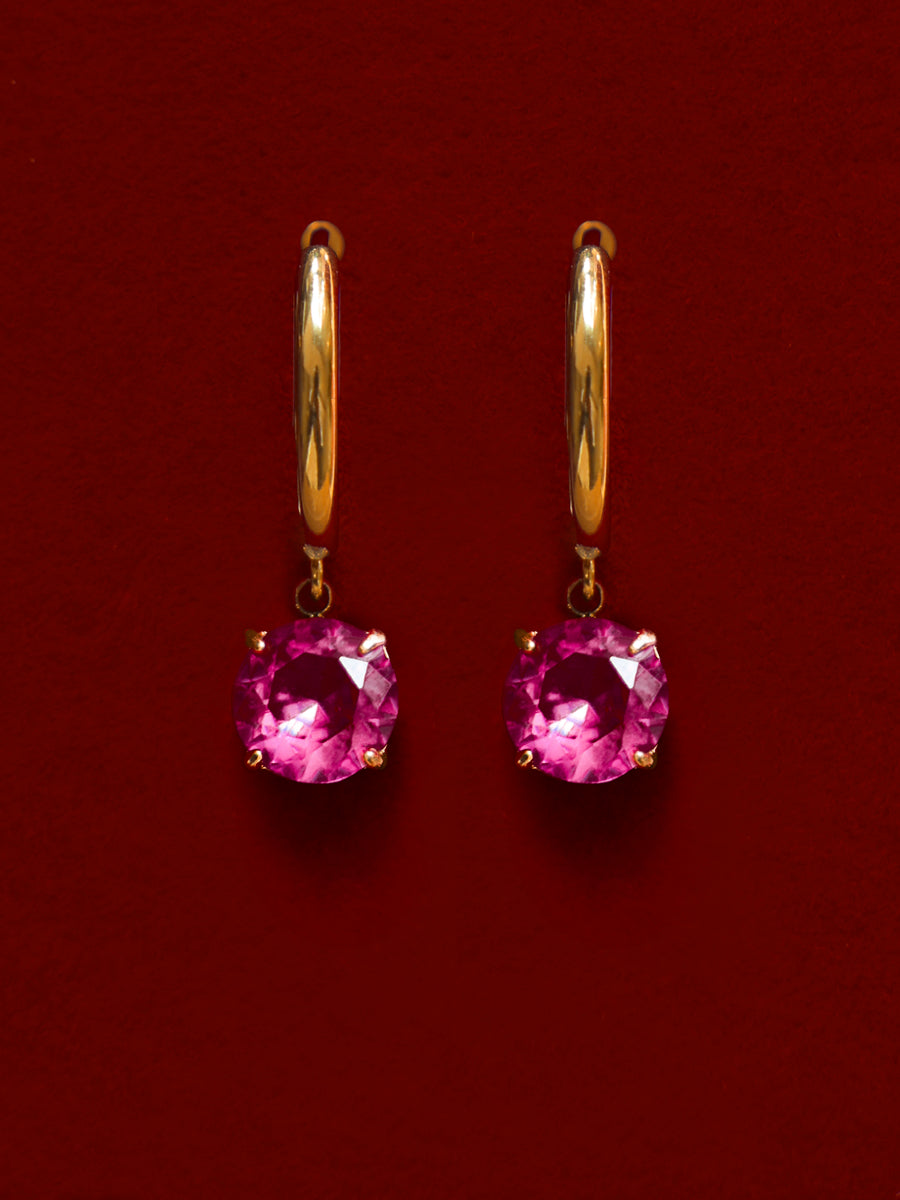 Crystal Delight Ruby Ohrringe