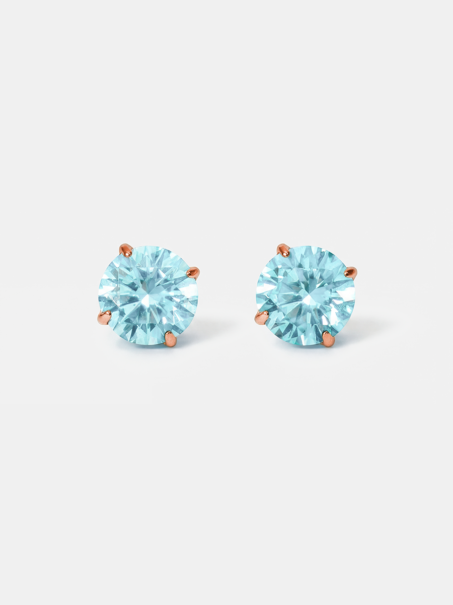 Crystal Delight Light Blue Stub-Ohrringe