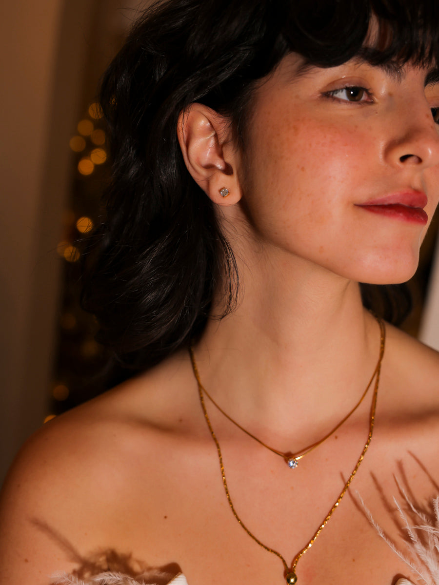 Crystal Delight Pure Small Stub-Ohrringe