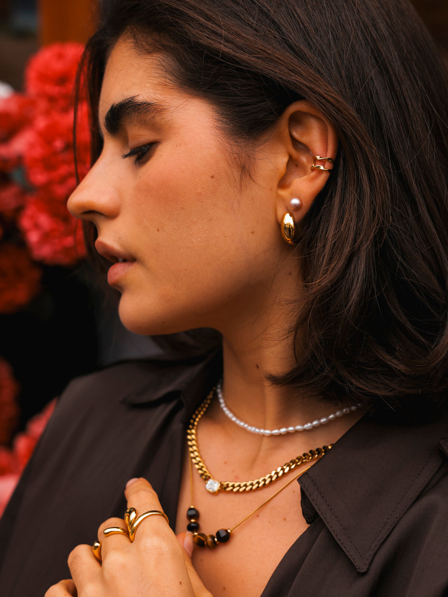 Pearl Beauty Purple Ohrringe