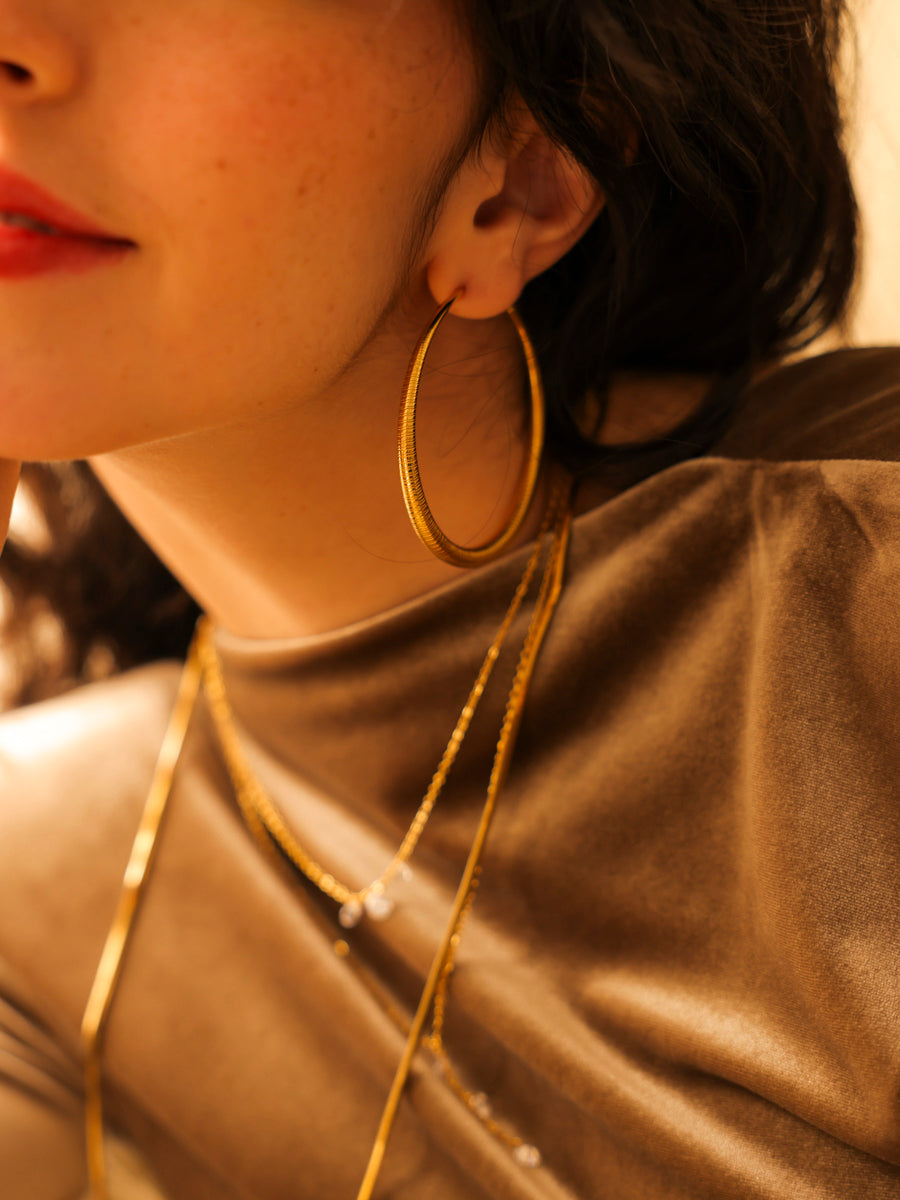 Elegant Loop Ohrringe