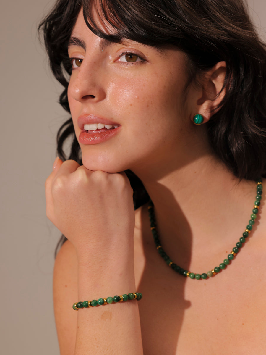 Wandering Wish Dark Green Ohrringe