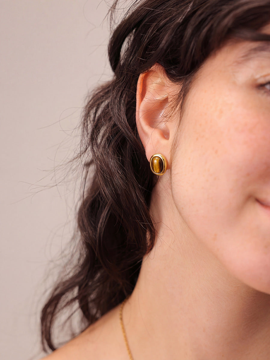 Chasing Starlight Tiger's eye Ohrringe