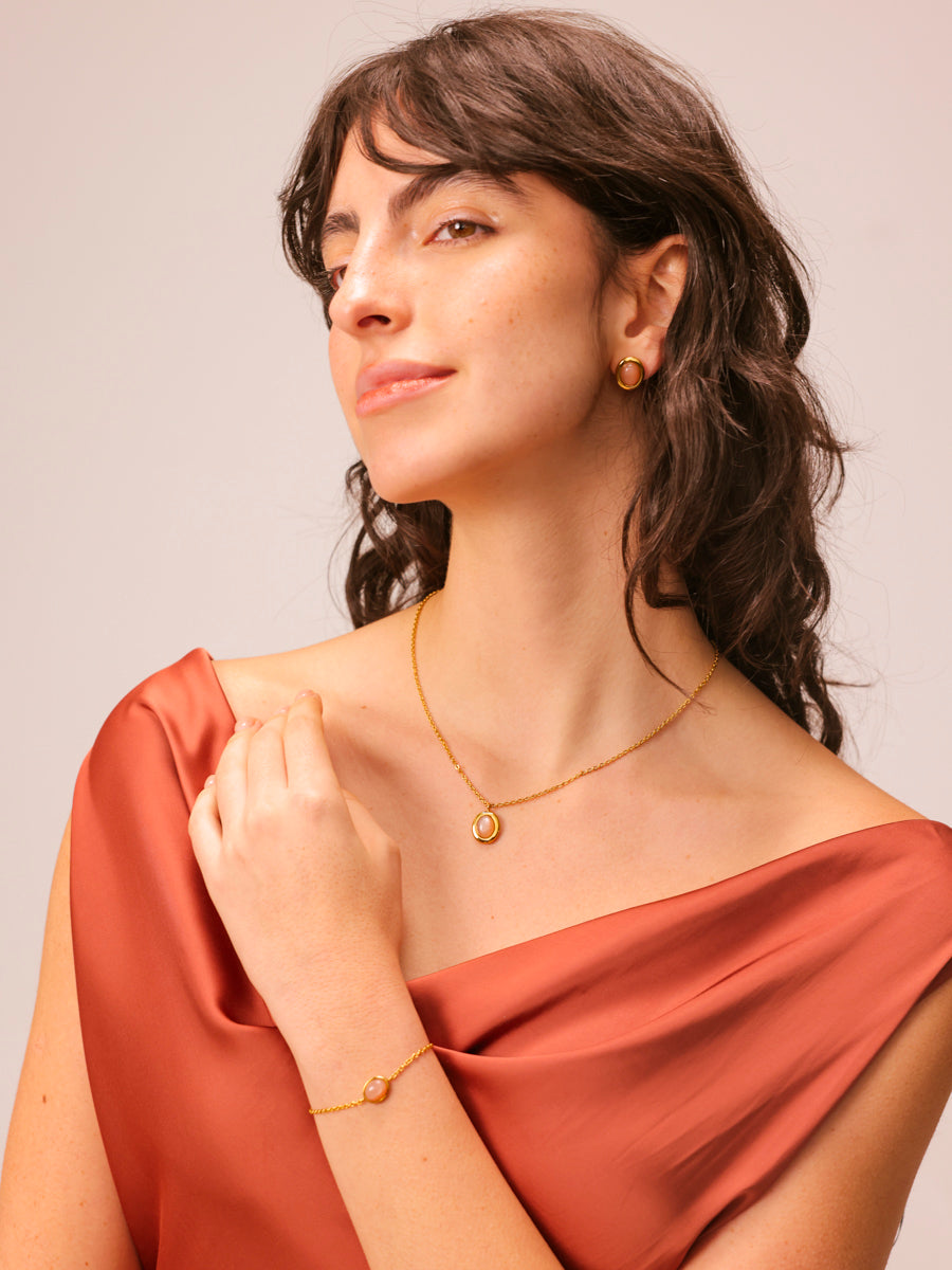 Chasing Starlight Light Orange Ohrringe