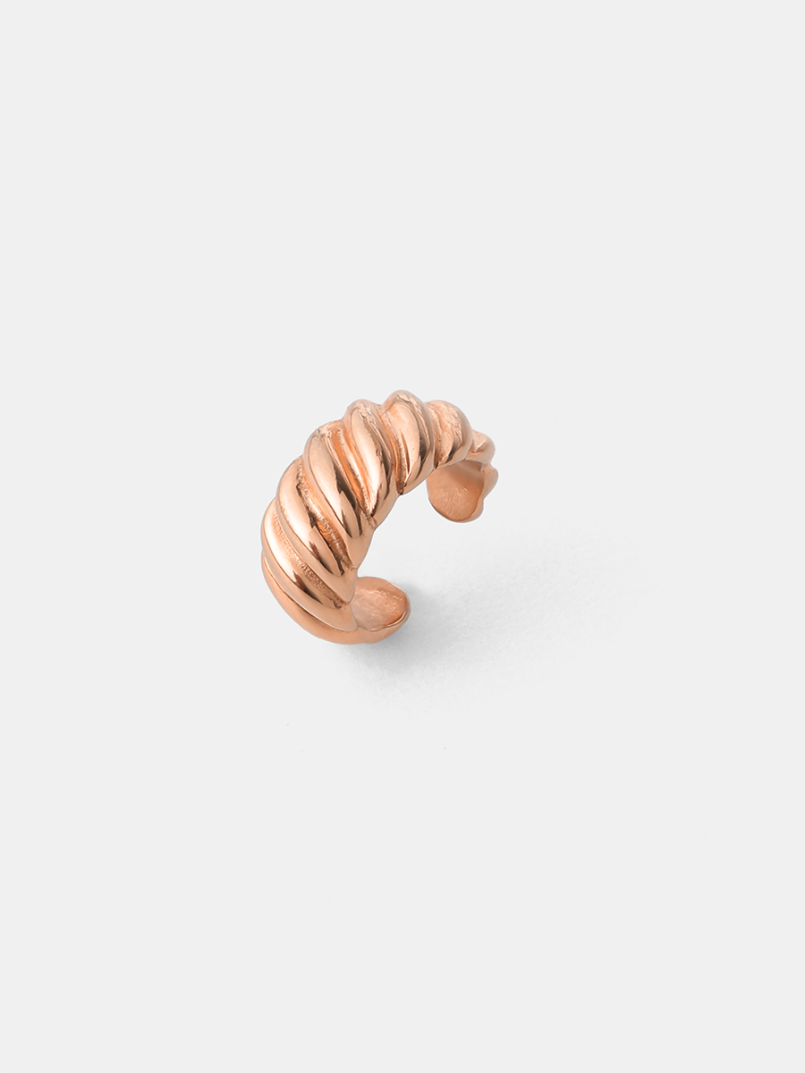 Minimal Spiral Earcuff