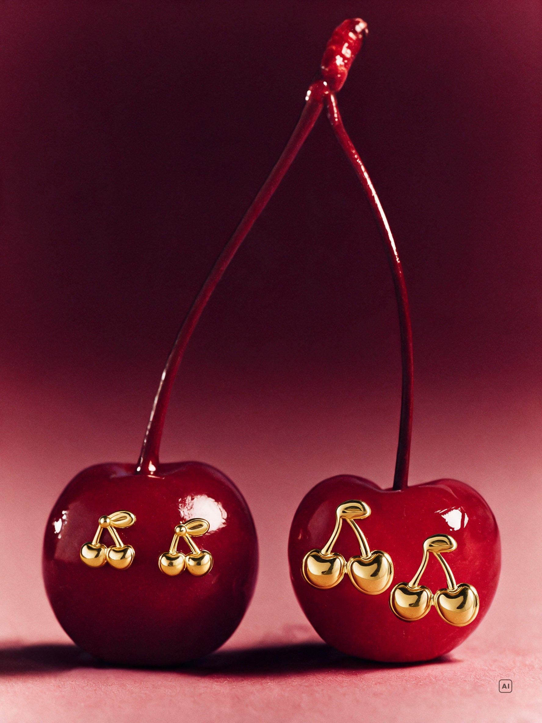 Cherry Mist Small Ohrringe