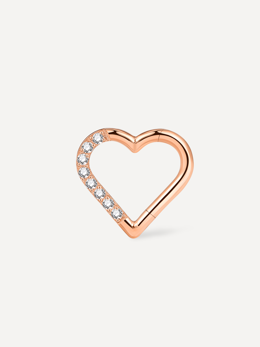 Shine Heart Titan Piercing ICRUSH