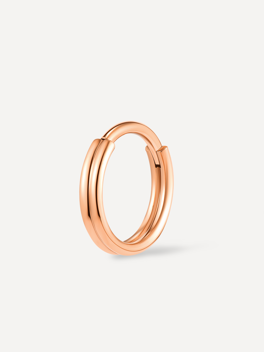 Eternity Plain Double Hoop Titan Piercing ICRUSH