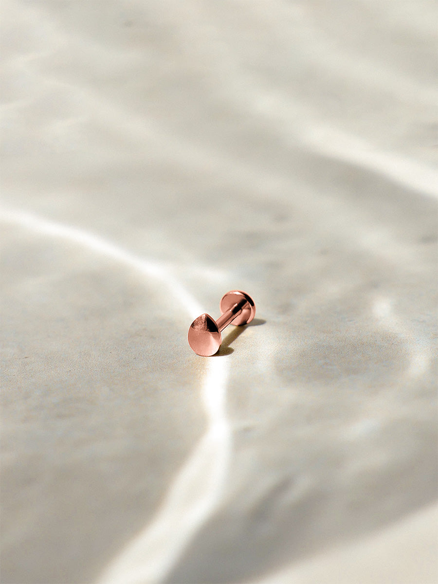 Tear Drop Titanium Piercing