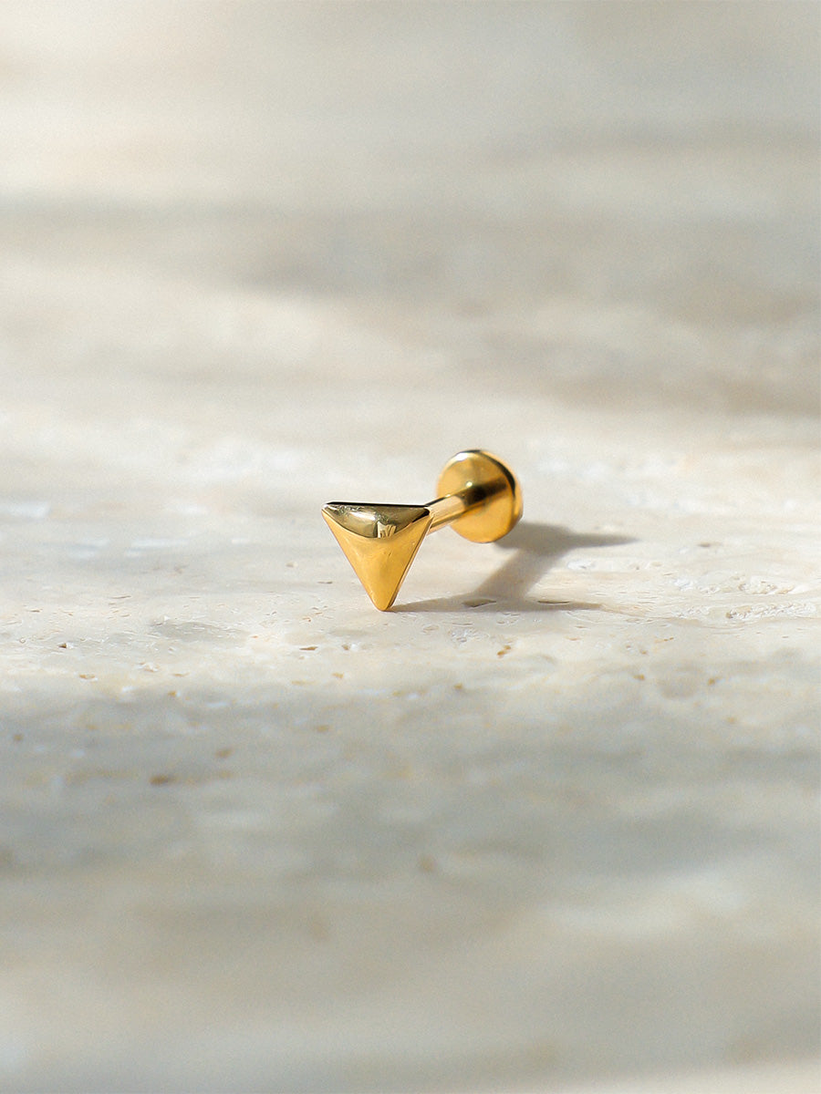 Triangle Peak Titanium Piercing