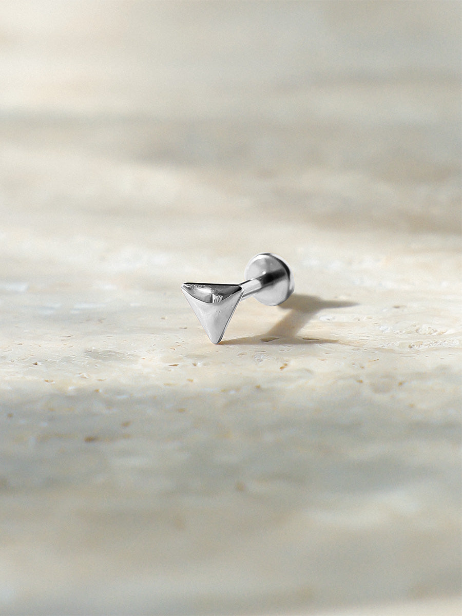 Triangle Peak Titanium Piercing