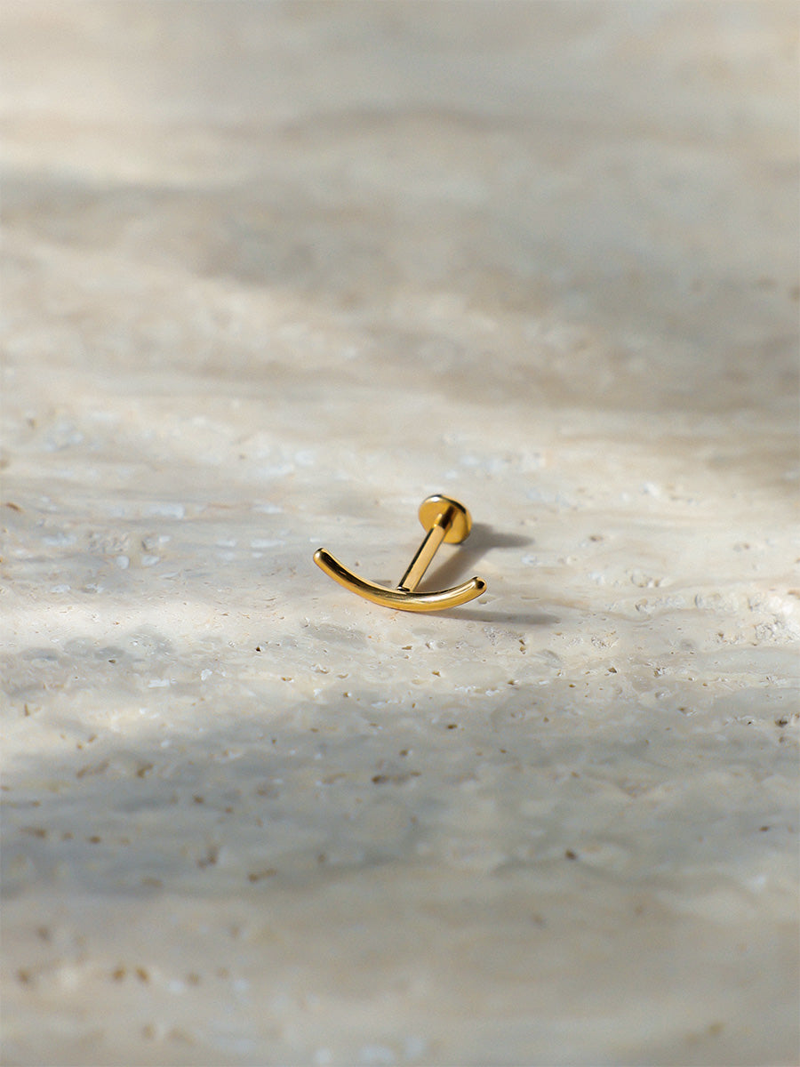 Lunar Bar Titanium Piercing