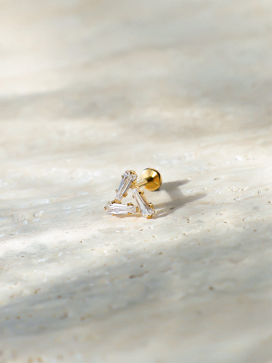 Gleaming Trio Titan Piercing