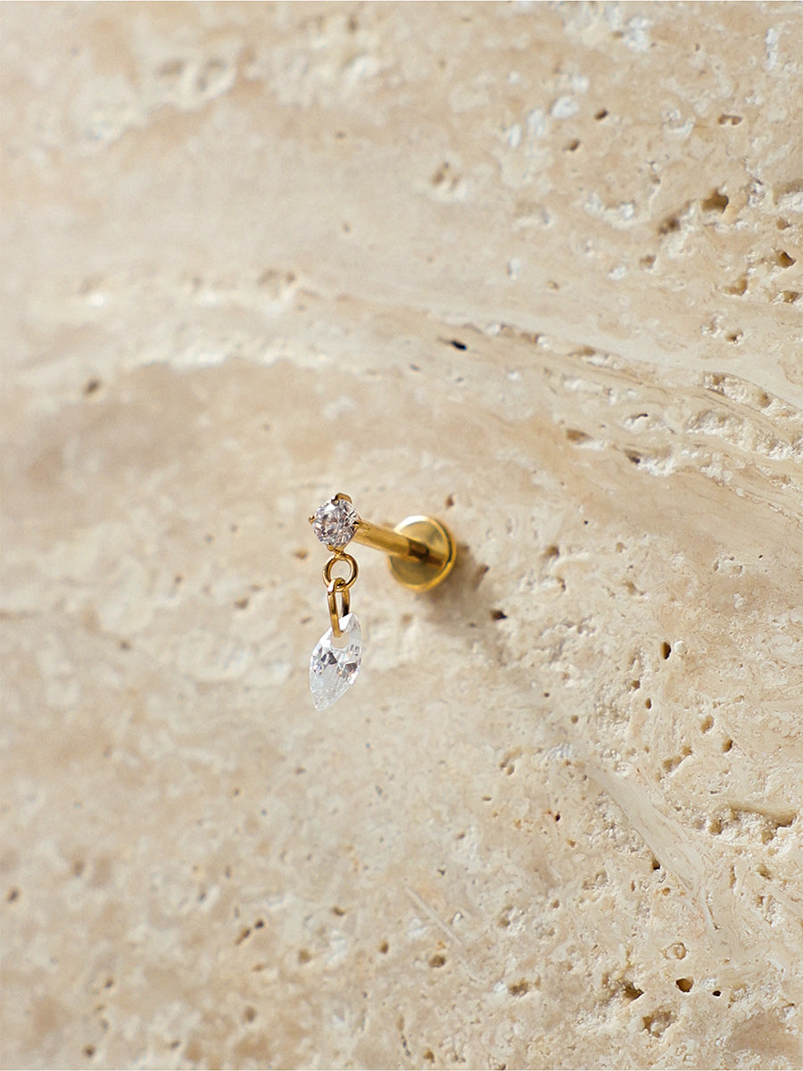 Dazzling Swing Titanium Piercing