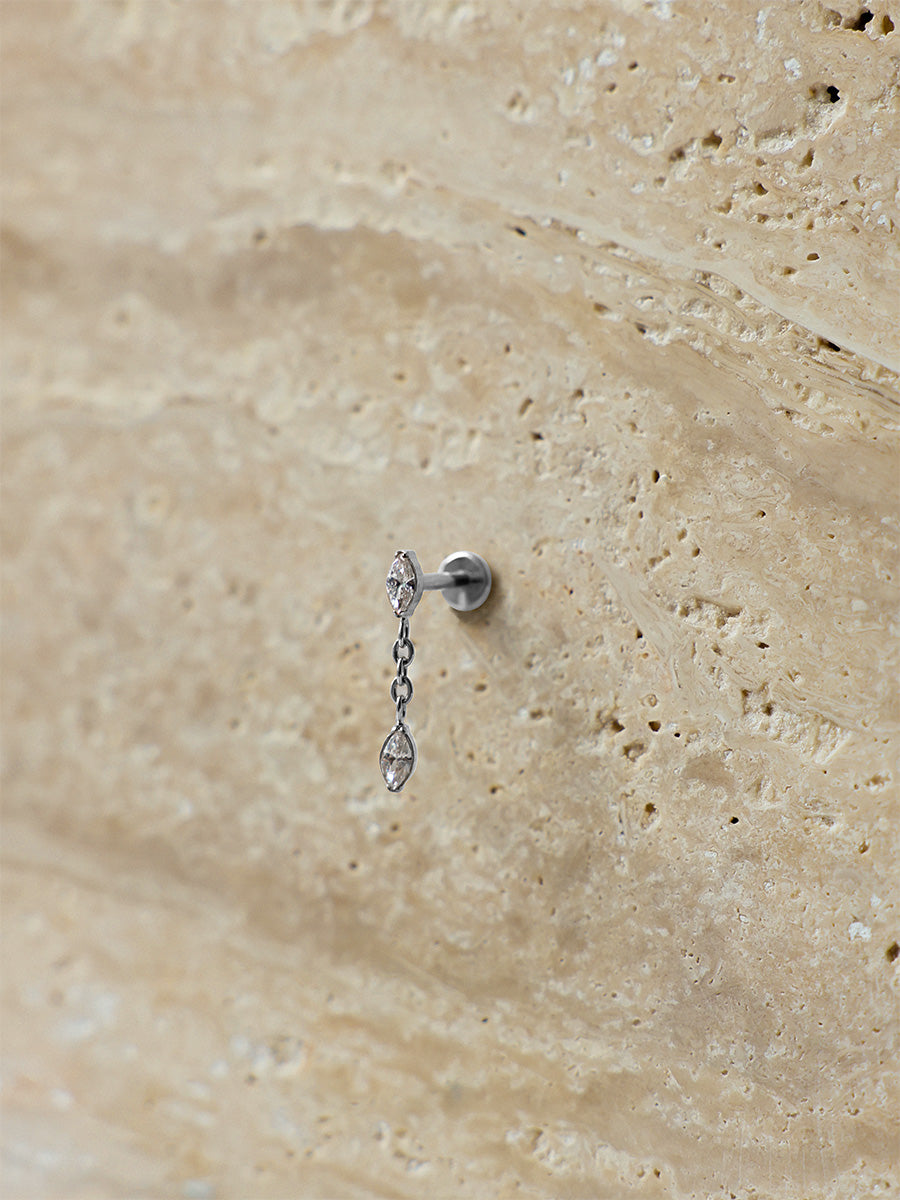 Graceful Drop Titanium Piercing